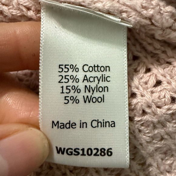 Market & Spruce Tabatha Waffle Knit Cotton Blend Cocoon Cardigan - Picture 5 of 5